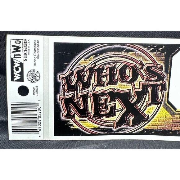 Vintage Retro WCW NWO Bill Goldberg Who’s Next Bumper Sticker - Picture 2 of 4